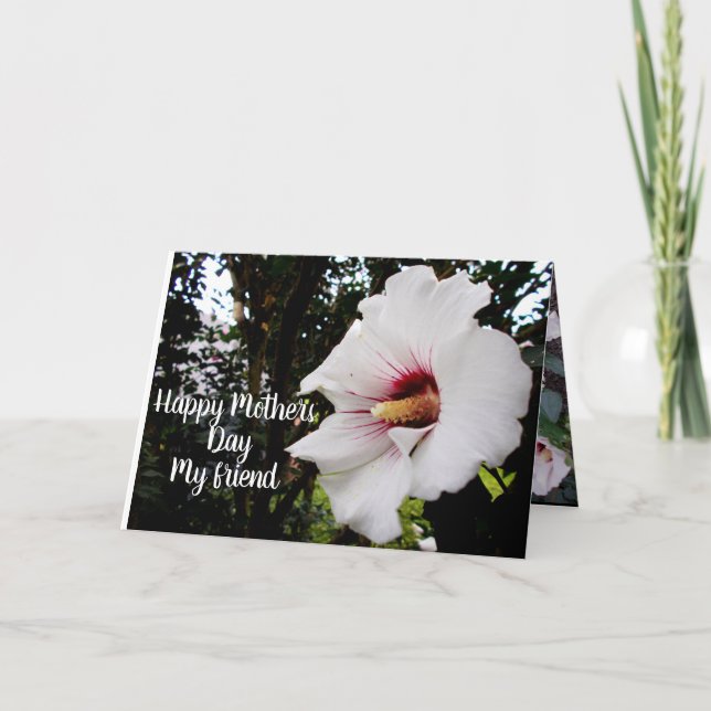 GLÜCKLICHER MUTTER TAG ZU FREUEN FEIERTAGSKARTE (Vorderseite)