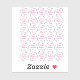 Glücklicher Muttertag 2024 Benutzerdefinierter Nac Aufkleber