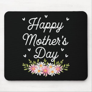 Glücklicher Muttertag 2025 Mama Oma Daisy für Moth Mousepad