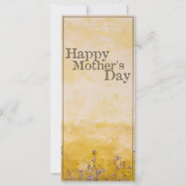 Glücklicher Muttertag auf der Vintagen Blume Wiese