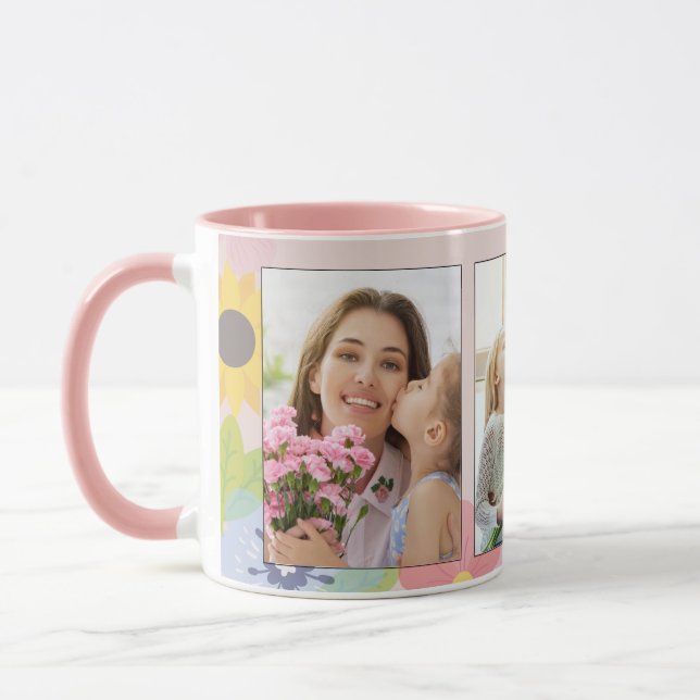 Glücklicher Muttertag, beste Mama je Tasse (Links)