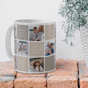Glücklicher Muttertag-Fotogitter-Andenken Kaffeetasse