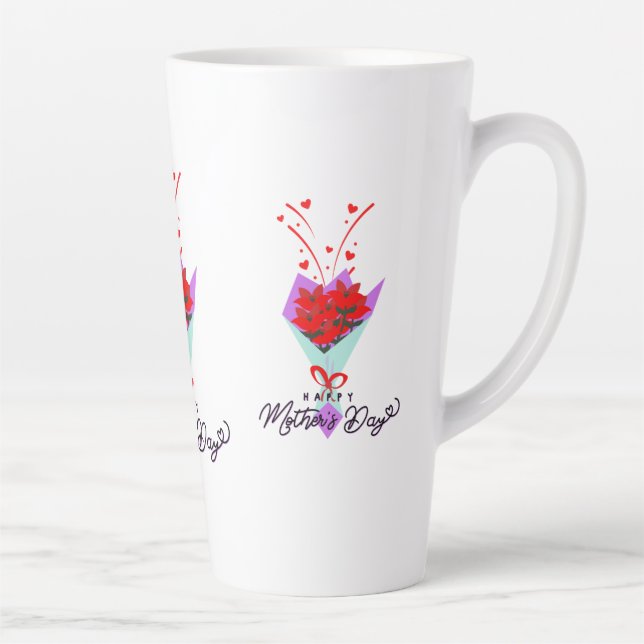 GLÜCKLICHER MUTTERTAG GESCHENK MILCHTASSE (Rechts)