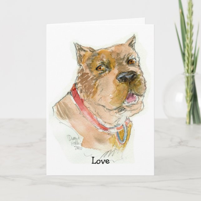 Glücklicher Muttertag mit LIEBE Karte (Vorderseite)