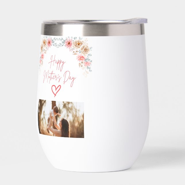 Glücklicher Muttertag Wein Cooler (Links)