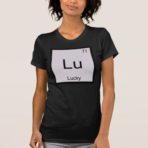 Glücklicher Name Chemie Element Periodensystem T-Shirt
