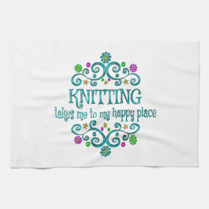 Glücklicher Ort Geschirrtuch