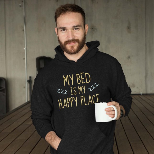 Glücklicher Ort Hoodie (My Bed Is My Happy Place Hoodie)