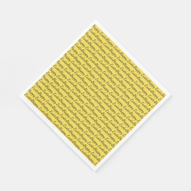 glücklicher Oster Serviette (Ecke)