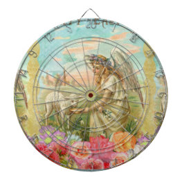 glücklicher Ostergel Dartscheibe