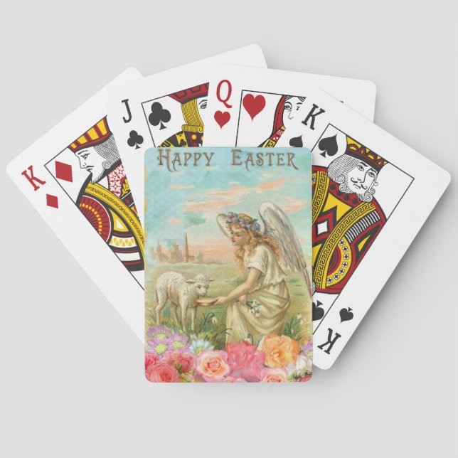 glücklicher Ostergel Spielkarten (Rückseite)
