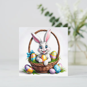 glücklicher Osterhase Feiertagskarte