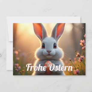 Glücklicher Osterhase im Zauber des Frühlings