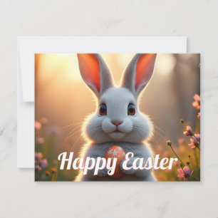 Glücklicher Osterhase in der Magie des Frühlings