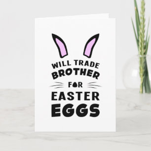 Glücklicher Osterhase Tier Ei Coole Lustige Gesche Karte