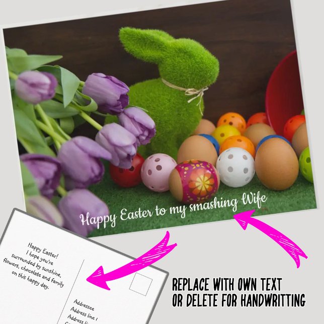 Glücklicher Ostern für Pickleballer, schöne Postka Postkarte (Von Creator hochgeladen)