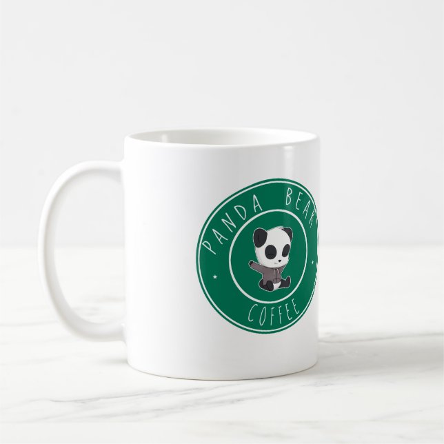 Glücklicher Panda Kaffeetasse (Links)