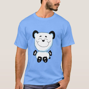 Glücklicher Panda sitzend T-Shirt