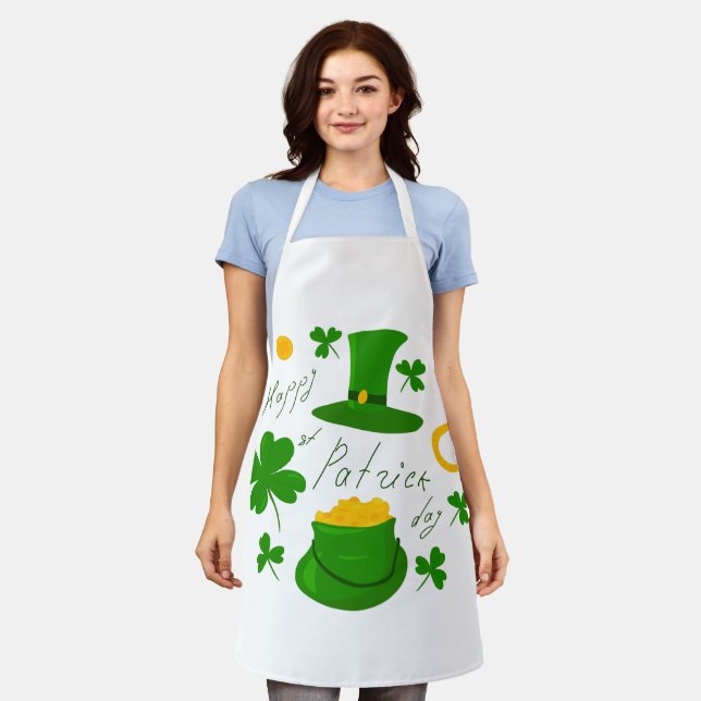Glücklicher Patrick-Tag Schürze (Getragen)
