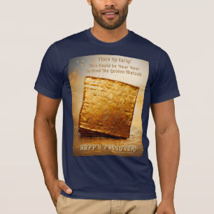 Glücklicher Pessach! Golden Matzah T-Shirt