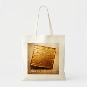 Glücklicher Pessach! Golden Matzah Tragetasche