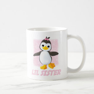Glücklicher Pinguin-kleine Schwester Kaffeetasse