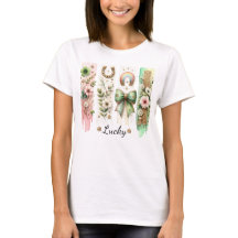 Glücklicher Pinselstrich St. Patrick's Day T - Shi