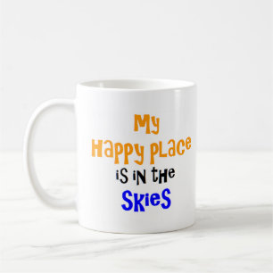 glücklicher Platz am Himmel Kaffeetasse