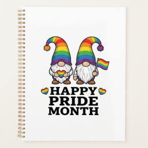 Glücklicher Pride Monat Gnom Vintage Regenbogen Sh Planer