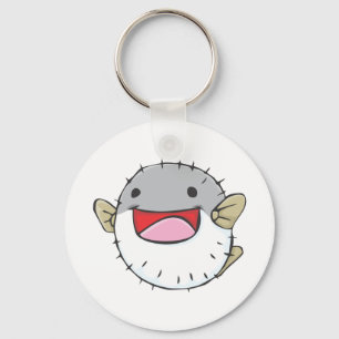 Glücklicher Puffer Cartoon Schlüsselanhänger