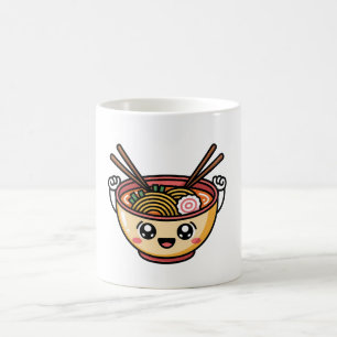 Glücklicher Ramen-Kumpel Süßer Lebensmittel-Charak Kaffeetasse