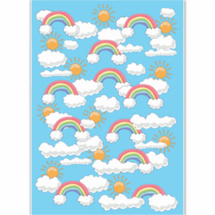 Glücklicher Regenbogen Aufkleber