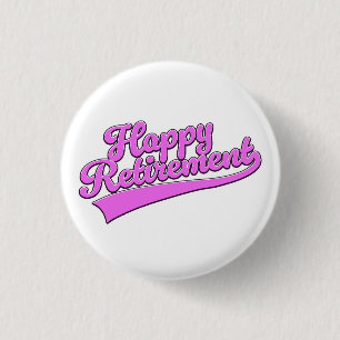 Glücklicher Ruhestand Button