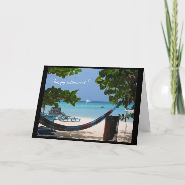glücklicher Ruhestand Karte (Vorderseite)