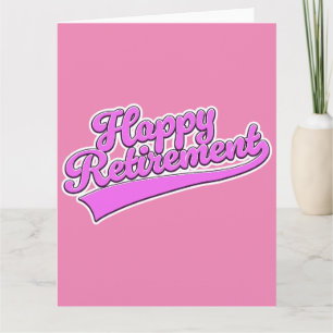 Glücklicher Ruhestand Karte