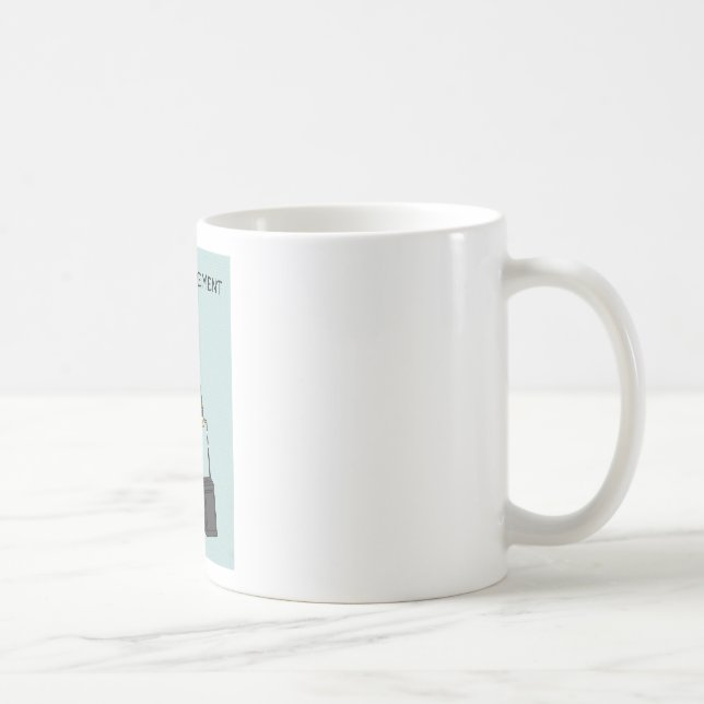 Glücklicher Ruhestands-Pilot Kaffeetasse (Rechts)
