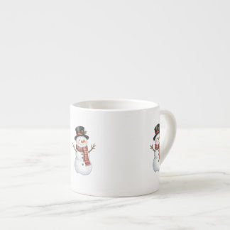 Glücklicher Schneemann Espressotasse