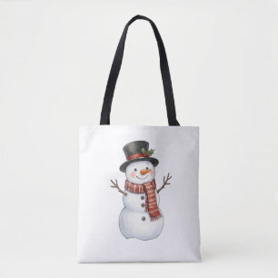 Glücklicher Schneemann Tasche