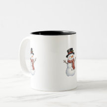 Glücklicher Schneemann