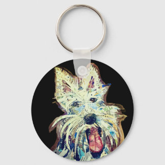 Glücklicher Scottie Schlüsselanhänger