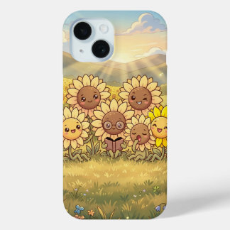 Glücklicher Sonnenblumen-Wiesen-Handyhülle Case-Mate iPhone Hülle