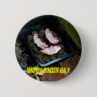 Glücklicher Speck-Tag Button