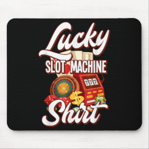 Glücklicher Spielautomaten Casino Las Vegas Glücks Mousepad