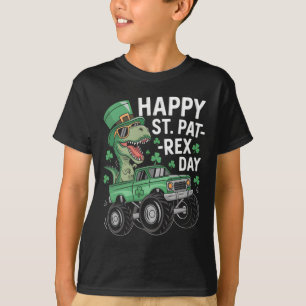 Glücklicher St Pat-Rex Patrick Tag Dinosaurier Mon T-Shirt