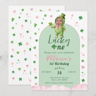 Glücklicher St. Patrick Geburtstagsfoto Einladung
