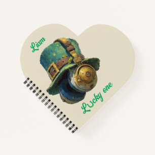 Glücklicher St. Patrick’s Day Musik Personalisiert Notizbuch