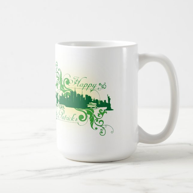 GLÜCKLICHER ST. PATRICK - Tee, Kaffeetasse, Tasse (Rechts)