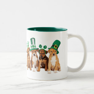 Glücklicher St. Patrick's Day Becher Zweifarbige Tasse