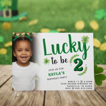 Glücklicher St. Patrick's Day Foto Kinder Geburtst