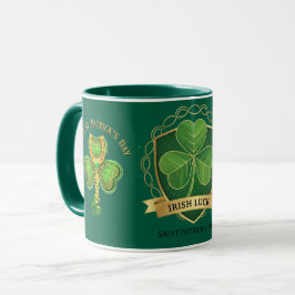 Glücklicher St. Patrick's Day Irisches Glück Shamr Tasse